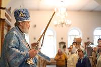 Архиерейское богослужение в Троицком храме г. Старая Купавна 